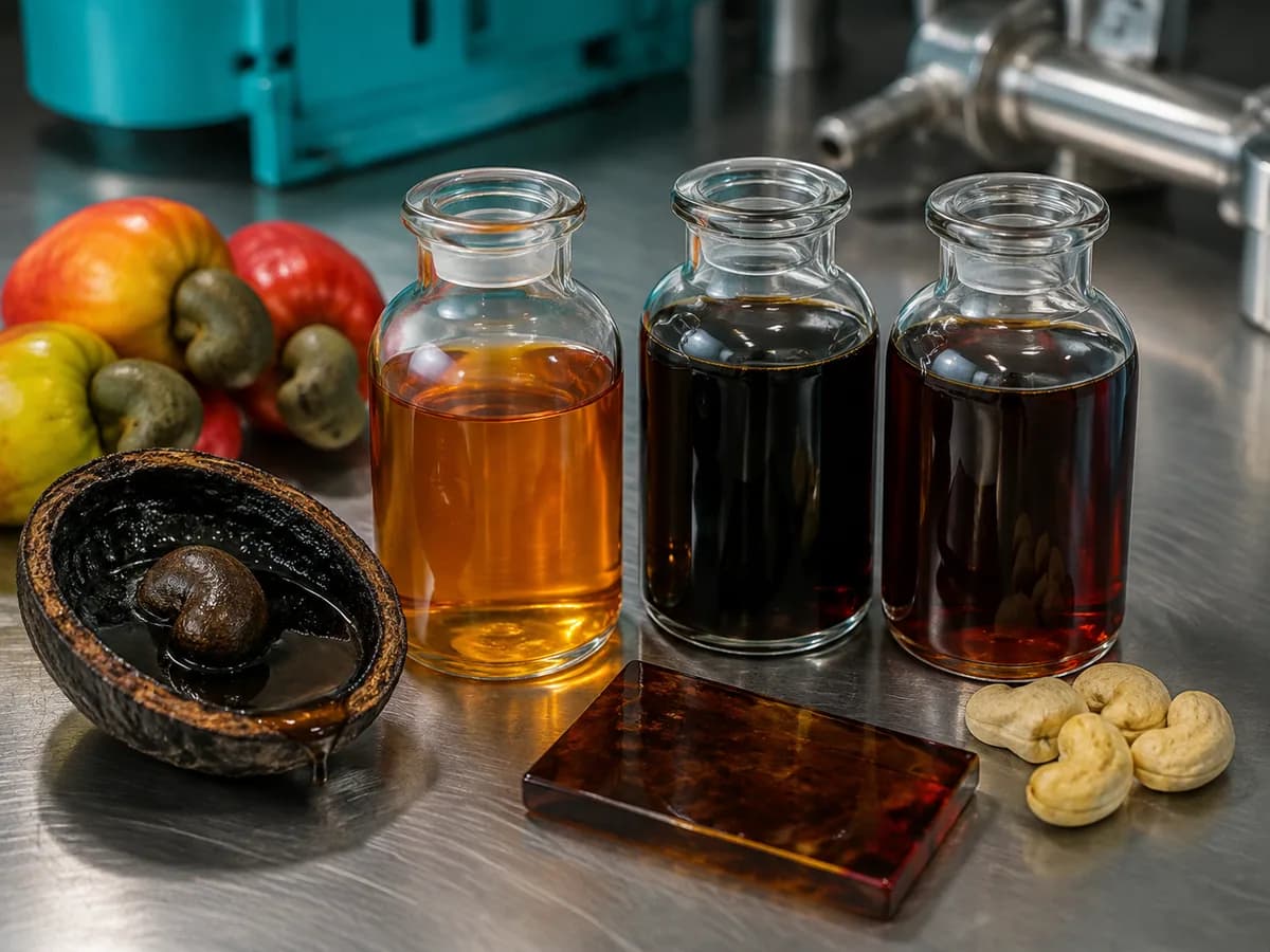 Bio-based specialties material samples