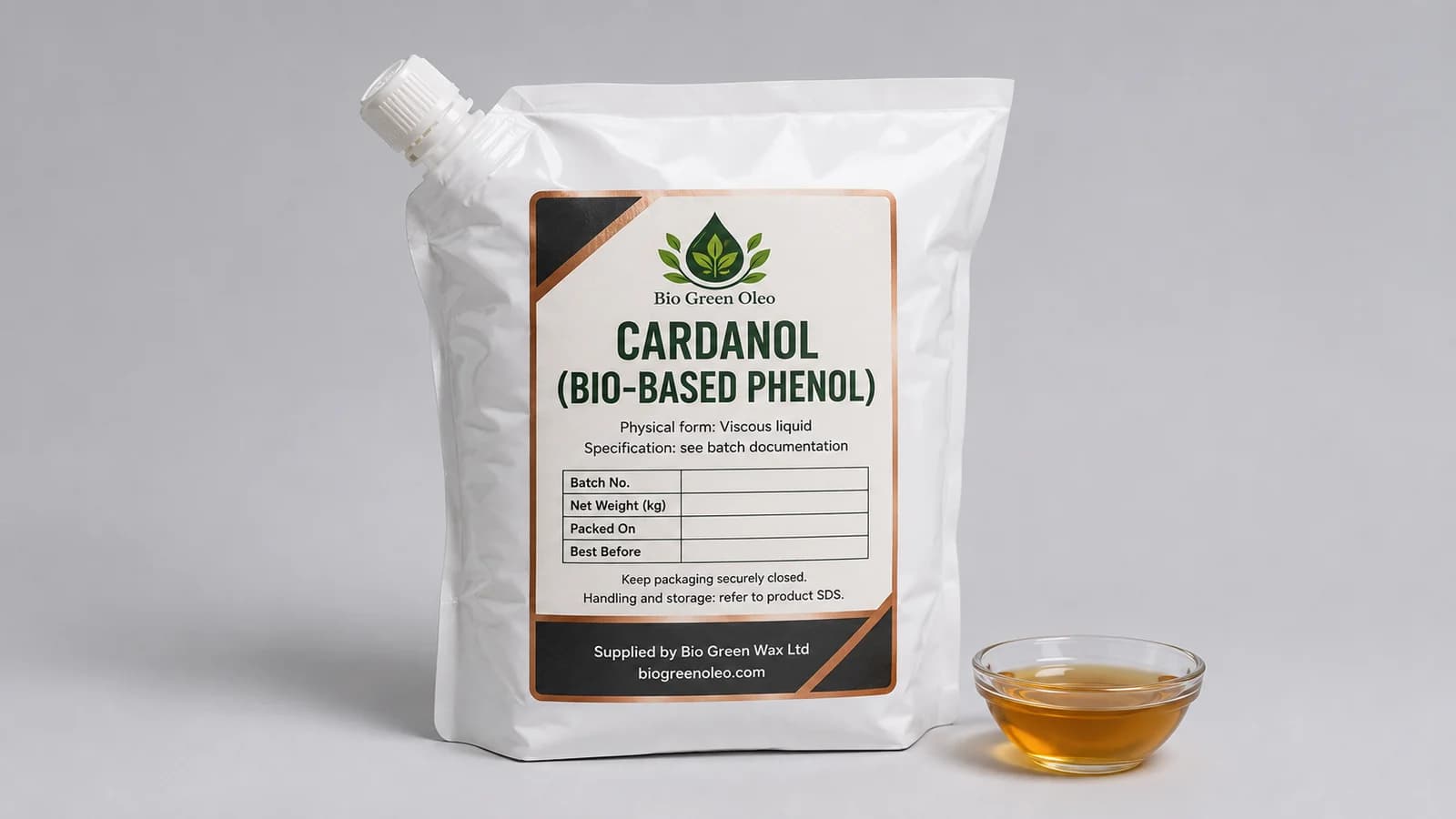Cardanol (Bio‑Based Phenol) – Bio-Based Phenolic Specialties product