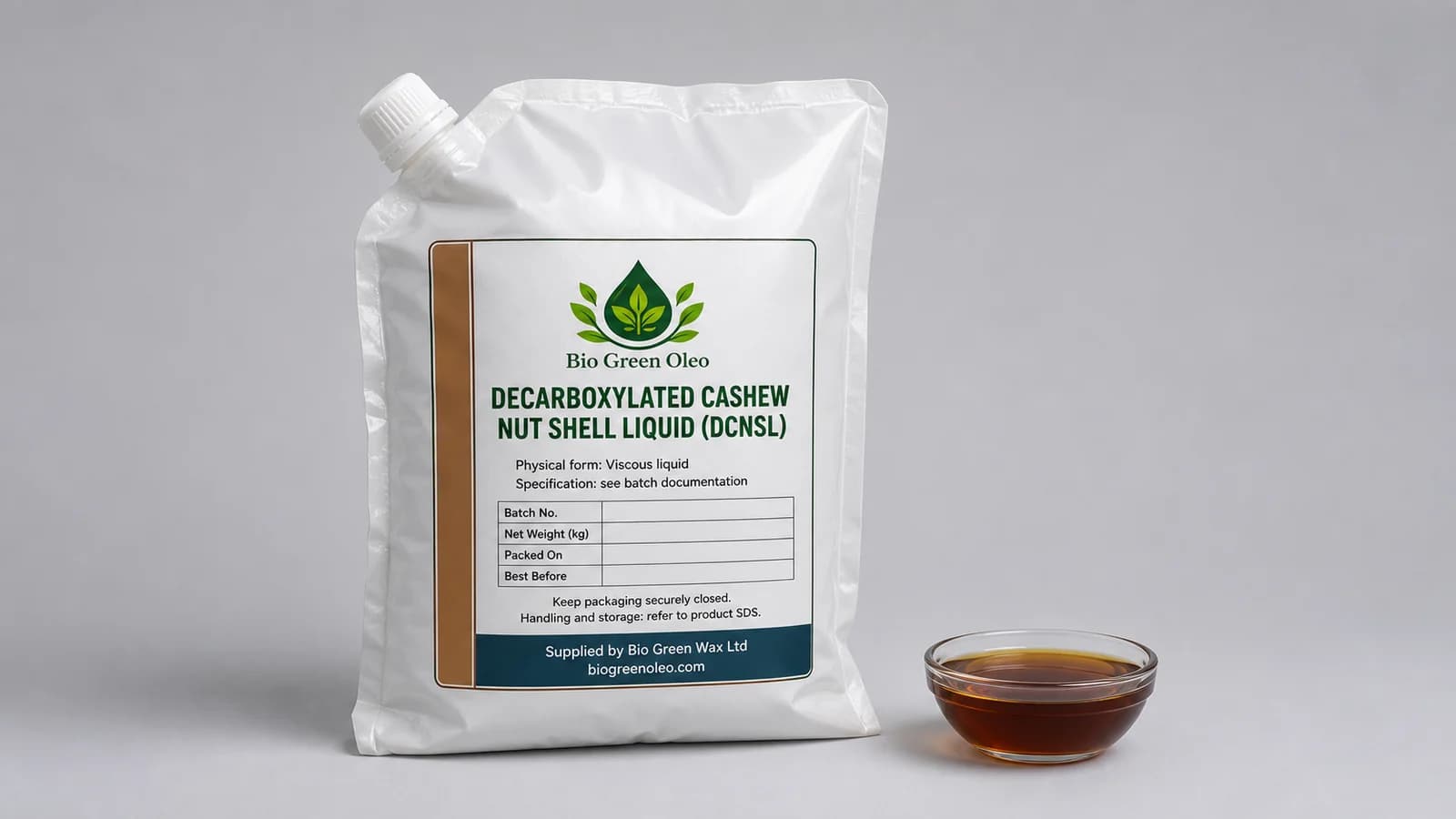 Decarboxylated Cashew Nut Shell Liquid (DCNSL) – Bio-Based Phenolic Specialties product
