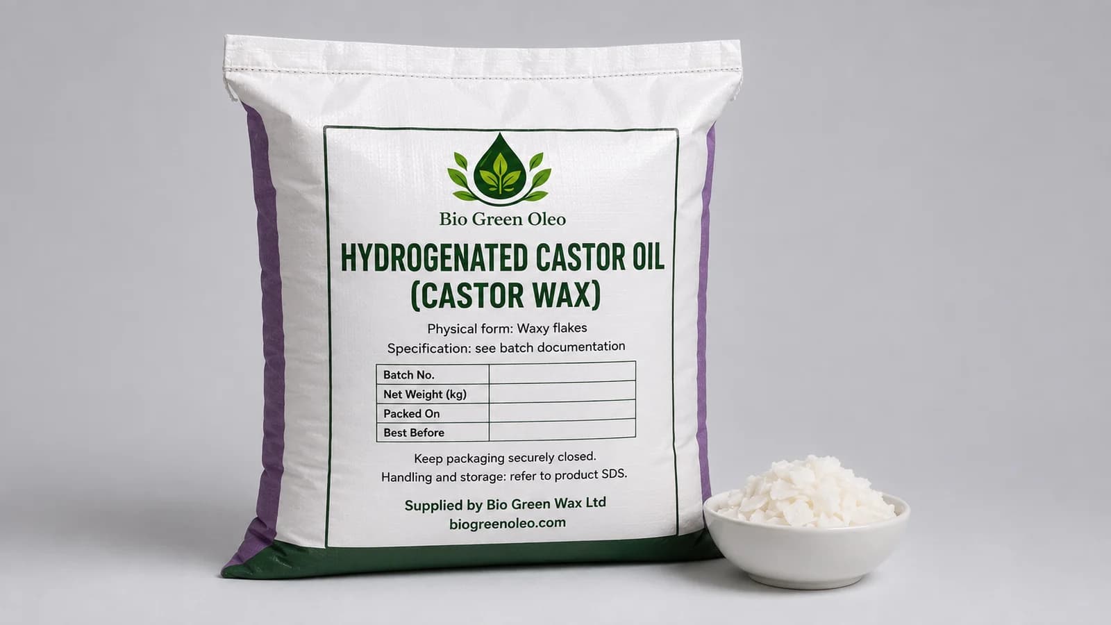 Hydrogenated Castor Oil (Castor Wax) – Oleochemical Feedstocks product