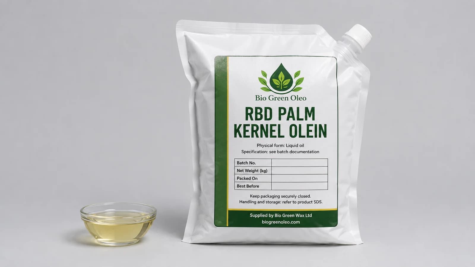 RBD Palm Kernel Olein – Oleochemical Feedstocks product from Bio Green Oleo