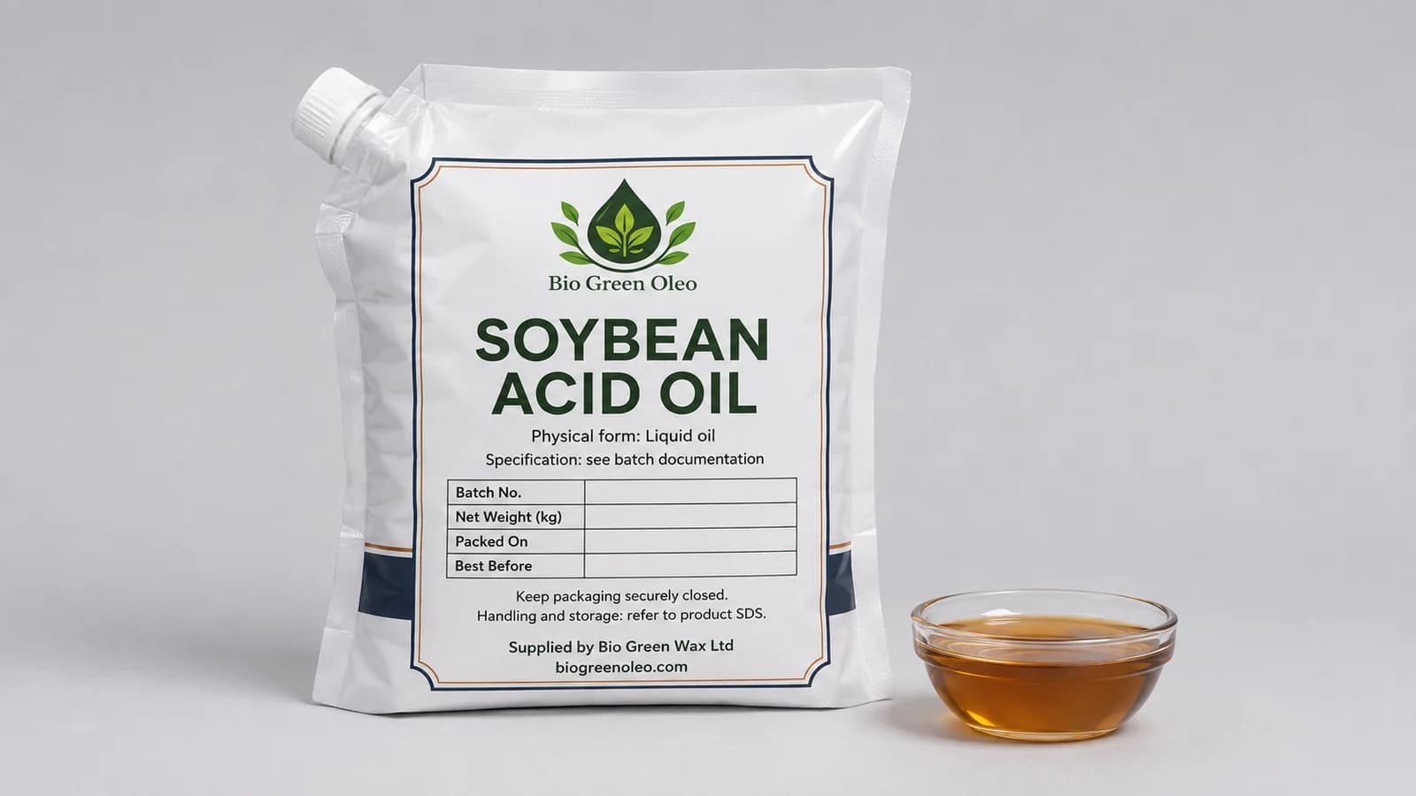 Soybean Acid Oil – Fatty Acids & Distillates product from Bio Green Oleo