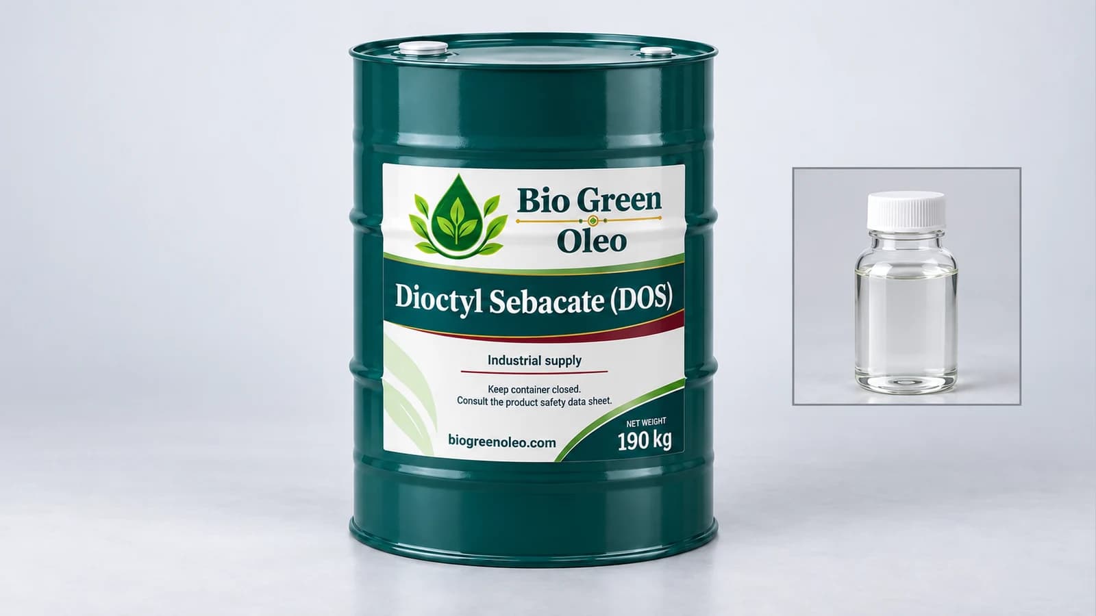 Sébaçate de dioctyle (DOS) – Bio-Based Specialties product from Bio Green Oleo