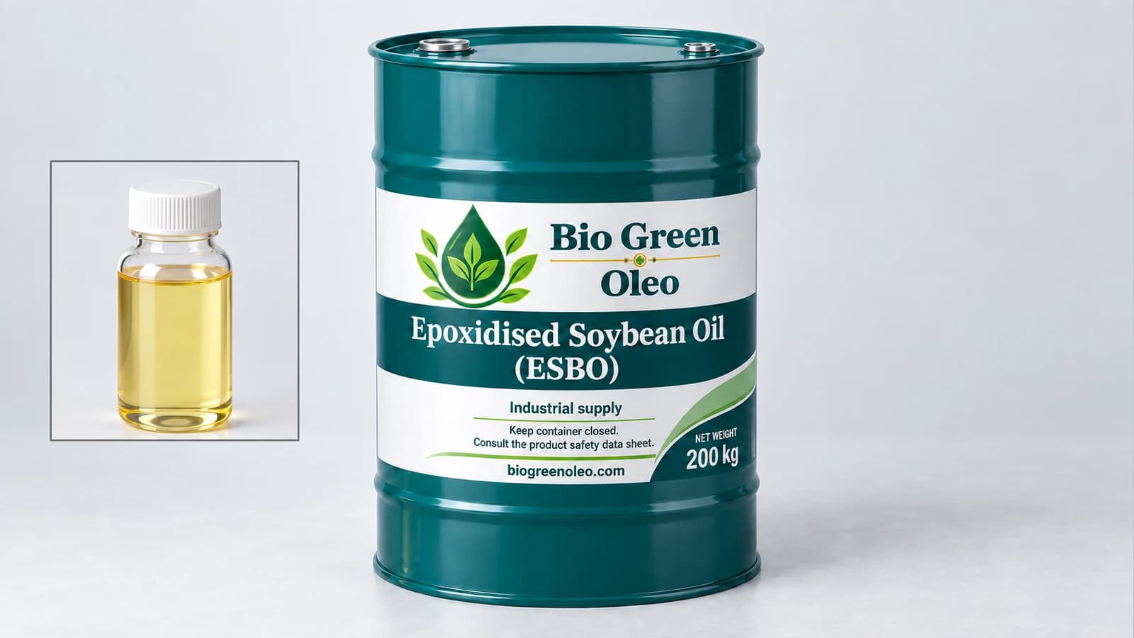 Huile de soja époxydée (ESBO) – Bio-Based Specialties product from Bio Green Oleo