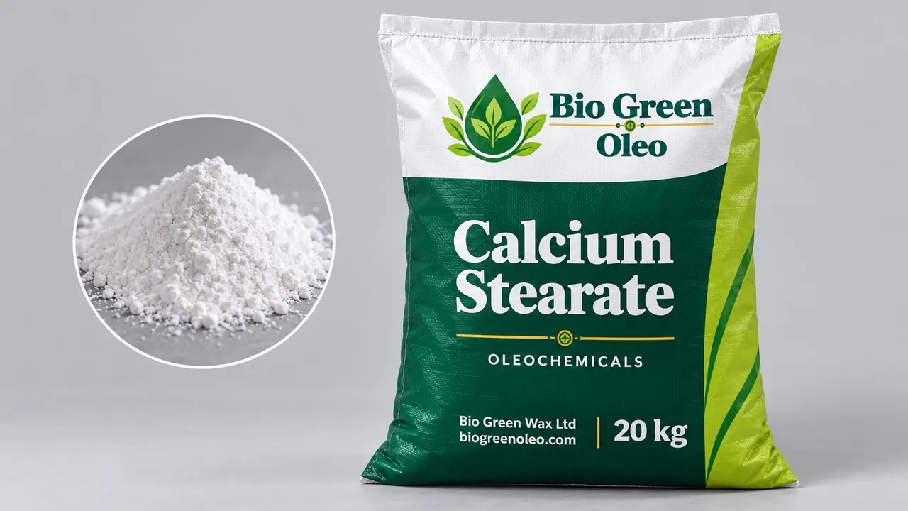 Calcium Stearate – Bio-Based Specialties product from Bio Green Oleo