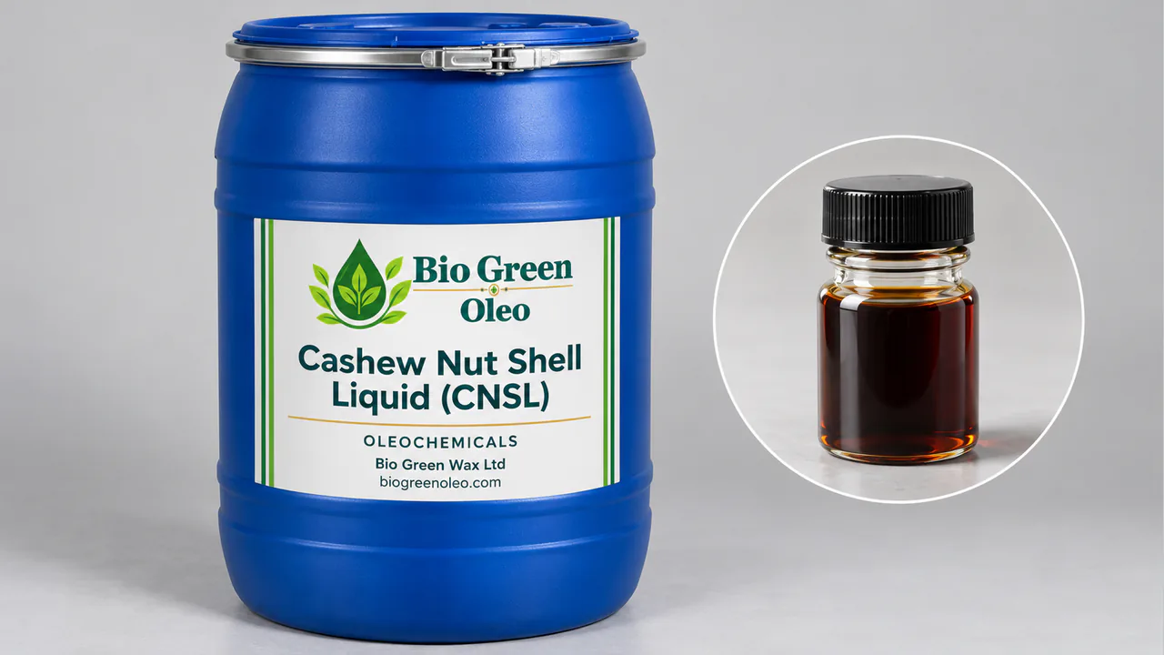 Cashew Nut Shell Liquid (CNSL) – Bio-Based Phenolic Specialties product from Bio Green Oleo