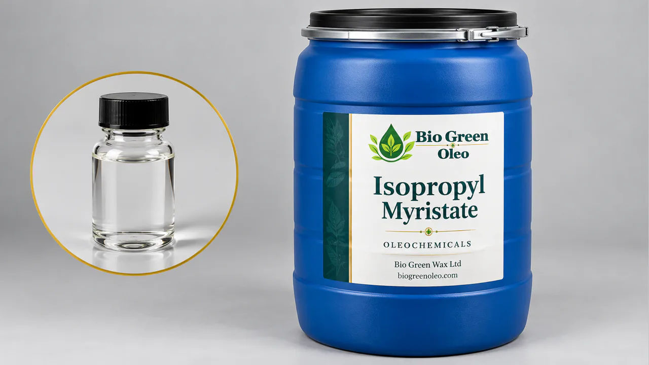 Isopropyl Myristate – Oleochemical Feedstocks product from Bio Green Oleo