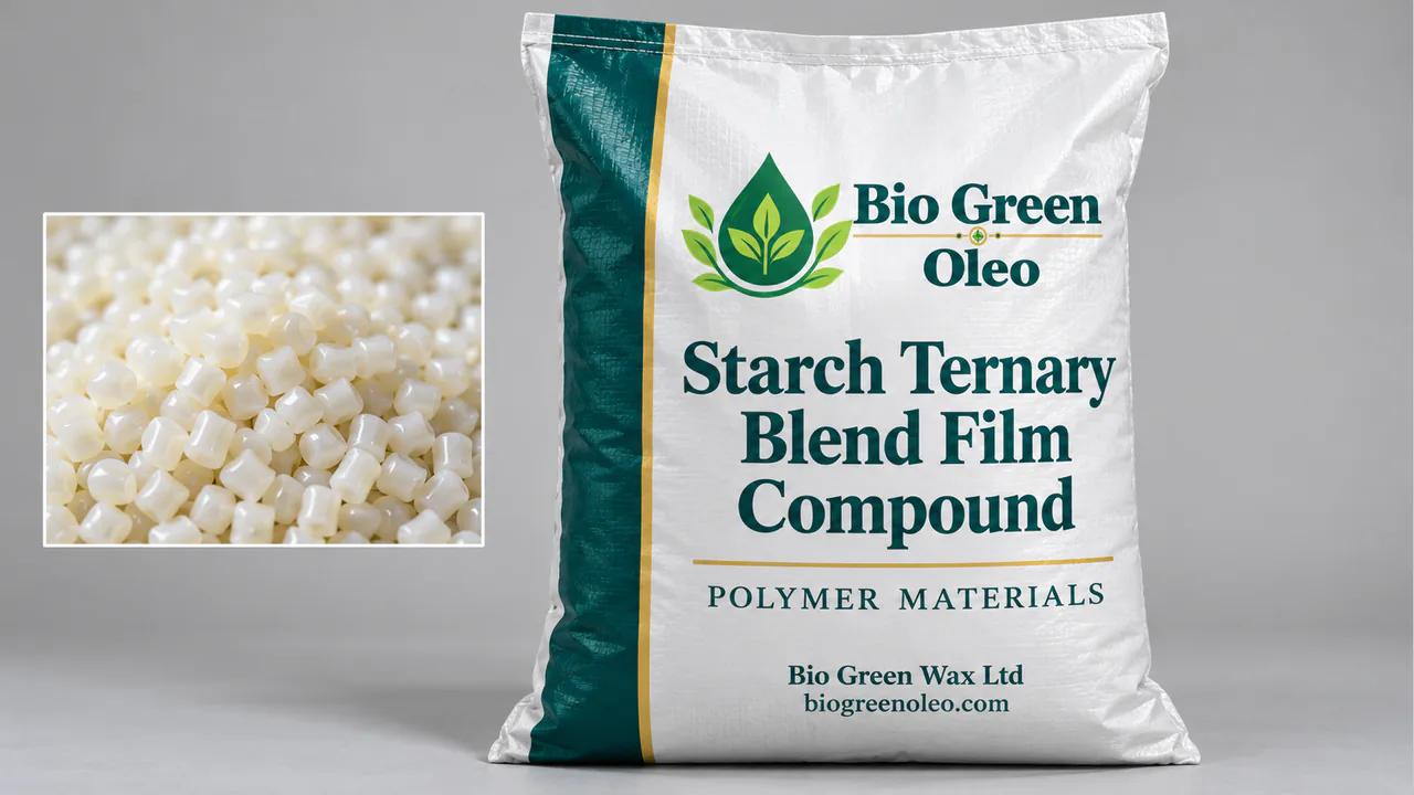 Starch Ternary Blend Film Compound – Bio-Based Specialties product from Bio Green Oleo