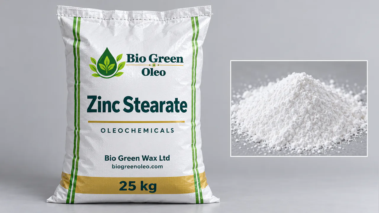 Zinc Stearate – Bio-Based Specialties product from Bio Green Oleo