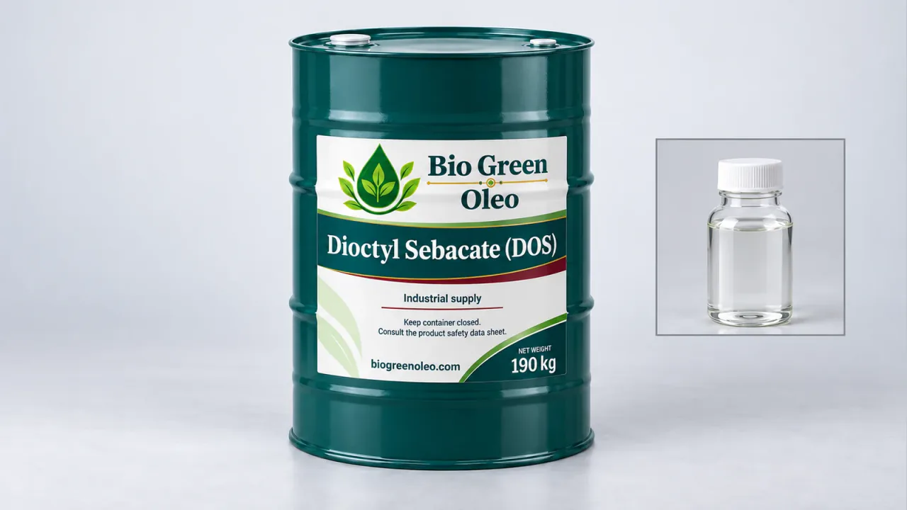 Dioctyl Sebacate (DOS) – Bio-Based Specialties product from Bio Green Oleo