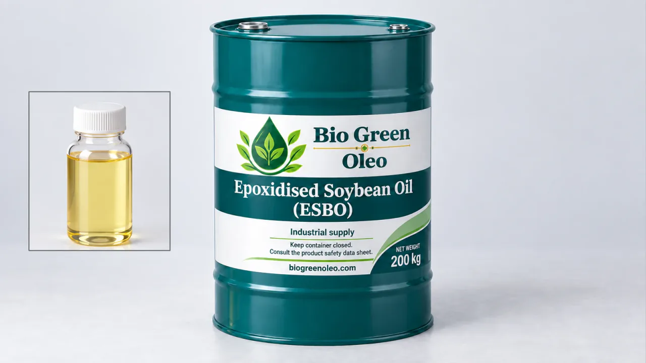 Epoxidised Soybean Oil (ESBO) – Bio-Based Specialties product from Bio Green Oleo