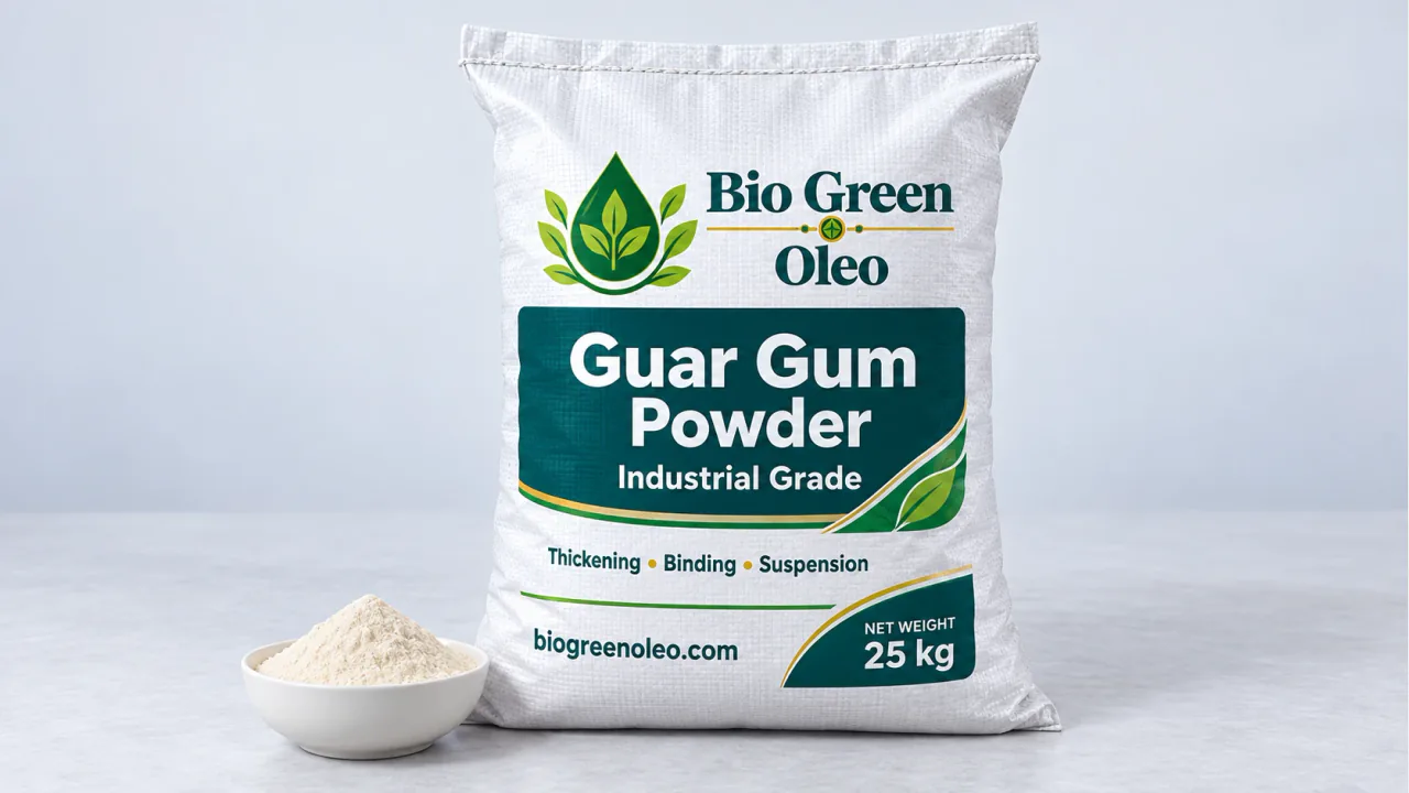 Guar Gum Powder Industrial Grade – Surfactant Intermediates product from Bio Green Oleo
